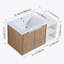 Meuble-lavabo à fermeture en douceur 36 po avec lavabo