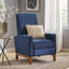 Fauteuil club inclinable manuel en bois de 27 po de large et fauteuil de salon confortable-1903989471