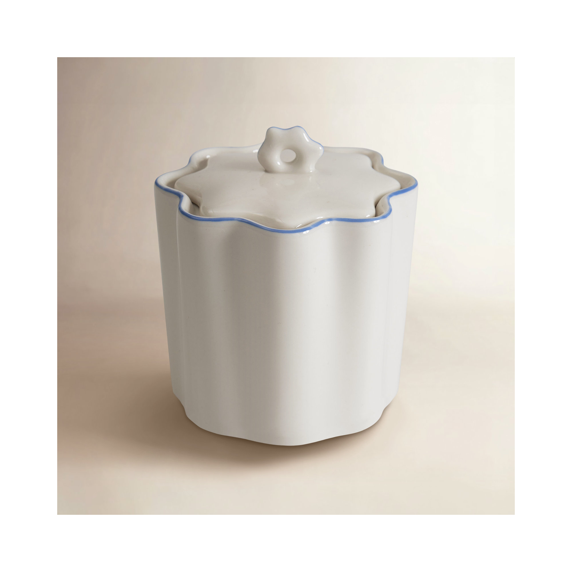 Le Marais Blue Cotton Jar
