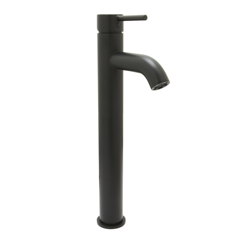 Vessel Bathroom Sink Faucet, Matte Black
