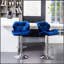 Ensemble de 2 tabourets de bar Breni Velvet Diamond-758687890