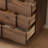 Vintage Ash Solid Wood 5 Drawers Accent Chest
