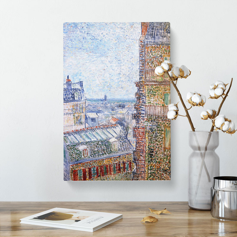View Of Paris by Vincent Van Gogh - Wrapped Canvas, 76cm H x 50cm W x 3cm D