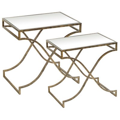 Castaneda Cross Legs Nesting Tables