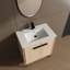 Base de meuble-lavabo 30 po avec lavabo, armoire de rangement avec portes, bois d'ingénierie