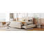 Lit plateforme tapissier avec lit gigogne et 2 tiroirs-867545582-867545488