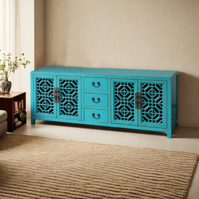 New Chinese style hollowed out TV stand