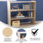 Unité de rangement en bois naturel Bright Beginnings