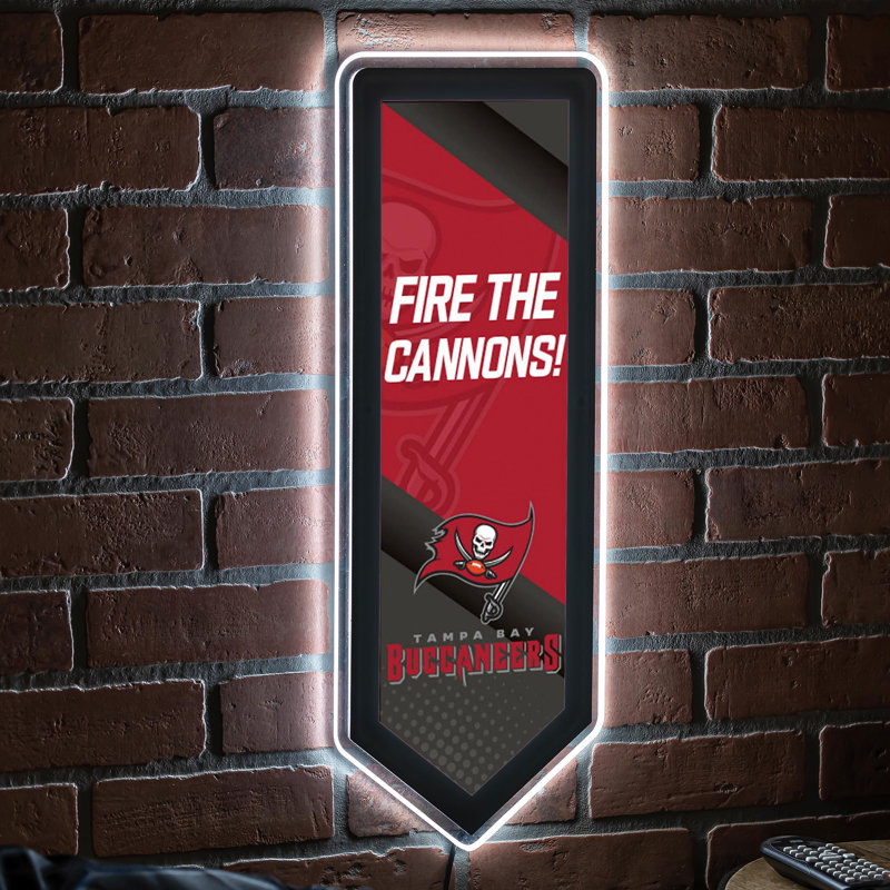 Plaque murale lumineuse NFL, Tampa Bay Buccaneers