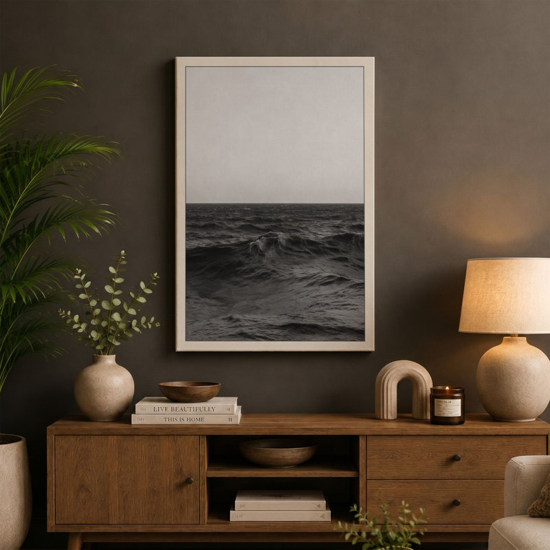 Print, 30x20 - 76.2 x 50.8 cm, Teal Border