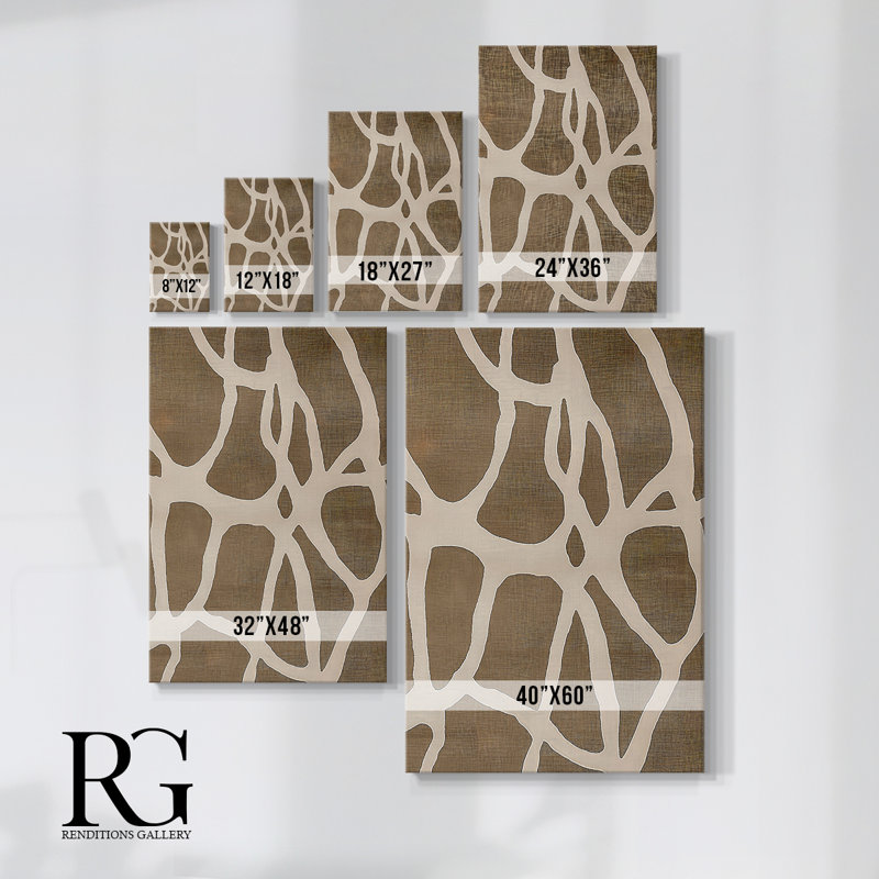 Abstract CXLIX Gallery Wrapped Canvas - Ready To Hang, 18" H x 12" W