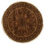 Wool Oriental Area Rug in Beige/Black/Rust