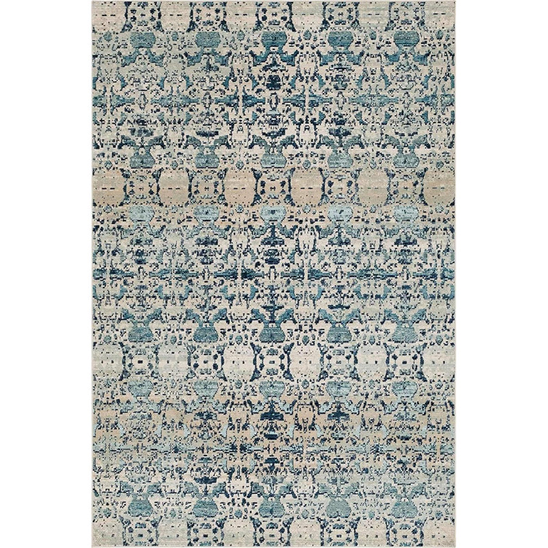 Enderson Ikat Indoor Rug, Rectangle 5' x 8'