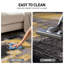 Tapis jaune / noir / gris à motif abstrait Rambo Performance-1492774638