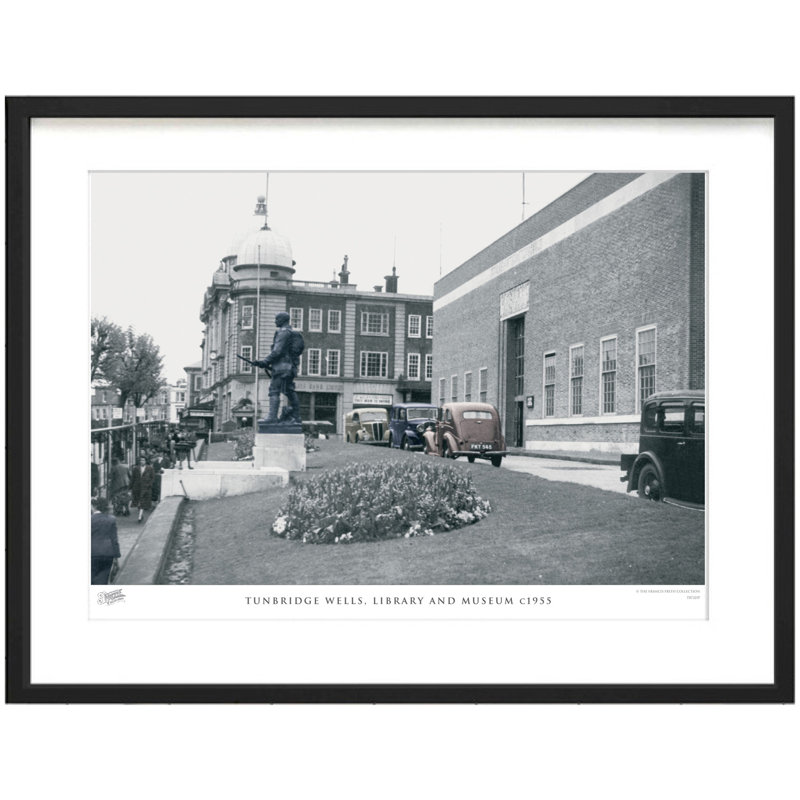 Tunbridge Wells, Library And Museum C1955 by Francis Frith - Single Picture Frame Print, 40cm H x 50cm W x 2.3cm D