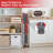 Portable Folding Service Cart, 3 Tier Folding Utility Cart
