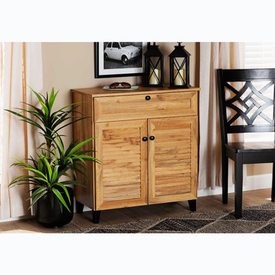 Audris Shoe Storage Cabinet, Entryway Cabinet, Living Room Storage Cabinet
