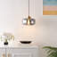 Luminaire suspendu bol simple à 1 lumière