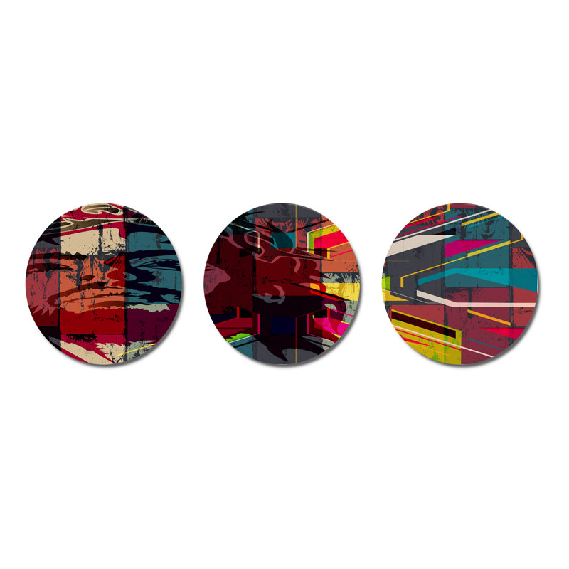Ensemble de 3 décorations murales