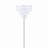Chrome Metal Base Floor Lamp