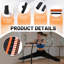Fer, polypropylène mini trampoline orange