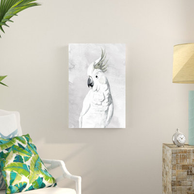 " White Cockatoo " Painting Print