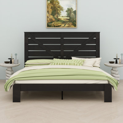 Bed Frame Headboard , Platform Bed Frame