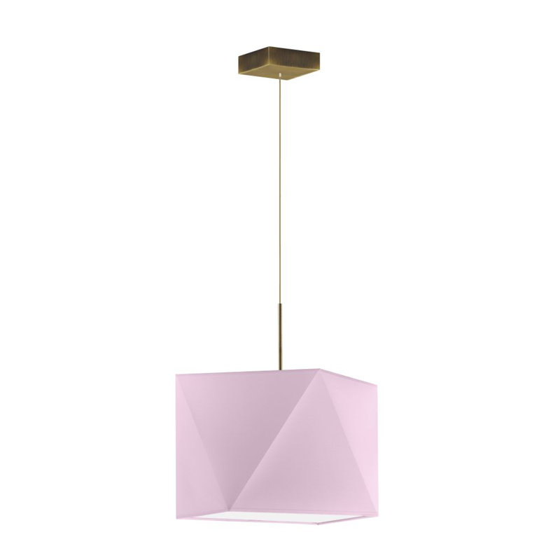 Denegar 1 - Light Single Pendant, Light Purple, Brown