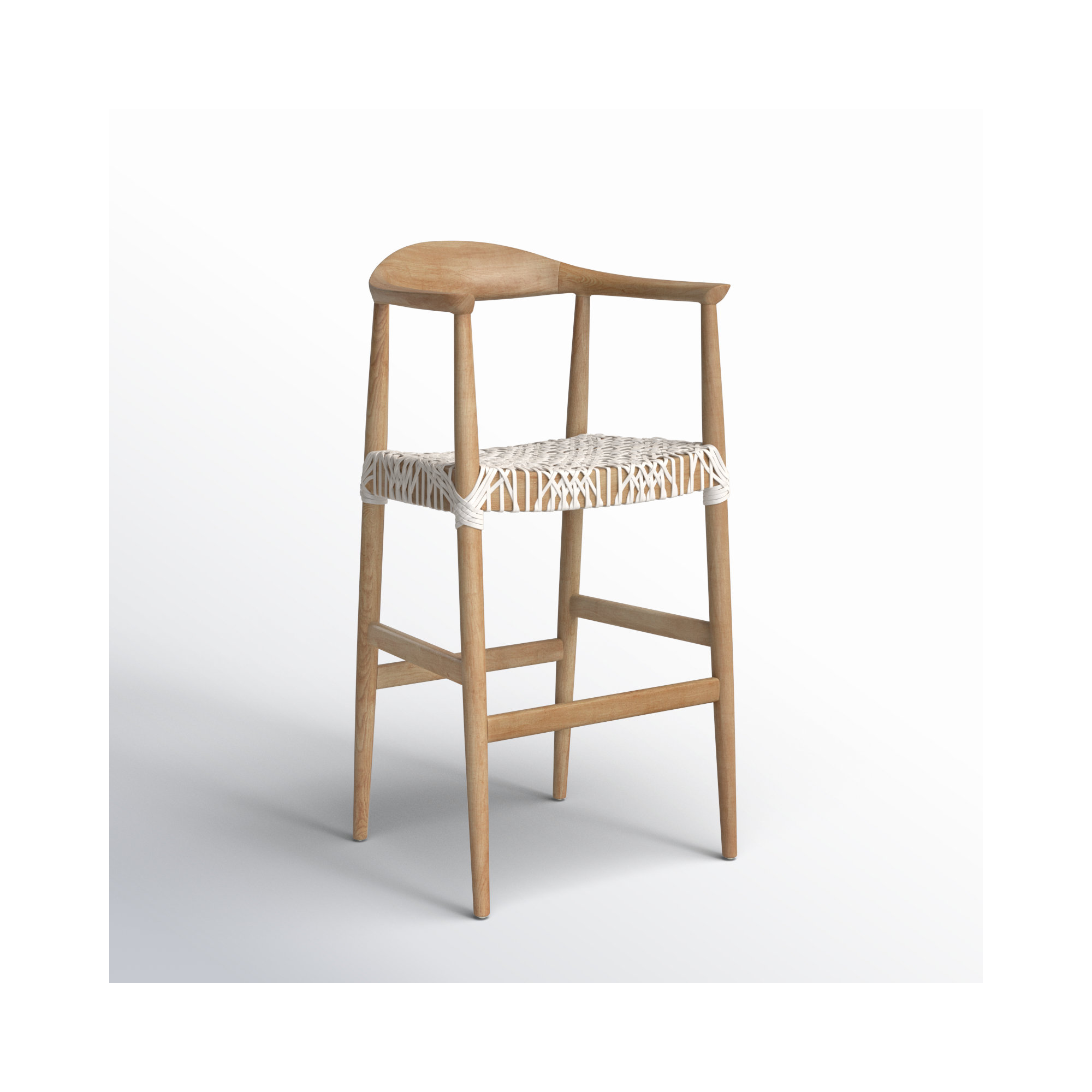 Kazbah Leather Bar & Counter Stool, Bar Stool (29” Seat Height)