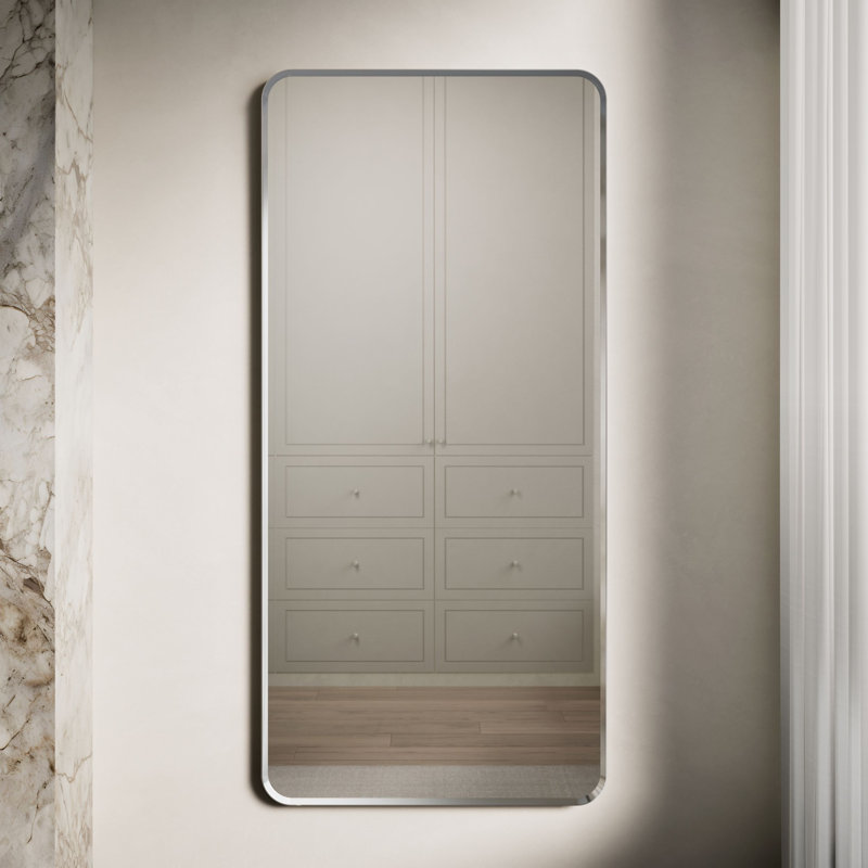 KOHLER Essential Rectangular Wall Mirror, Bathroom / Vanity Mirror with Frame, Polished Chrome, 60" x 28"