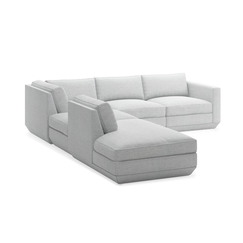 Podium Modular Sectional, Bayview Silver