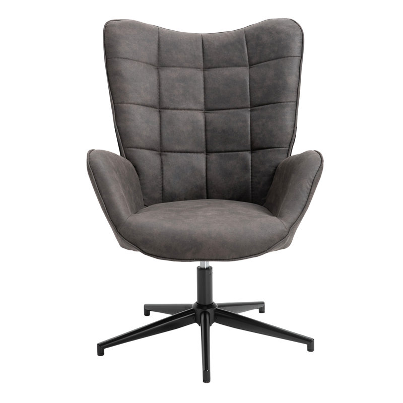 Mercury Row Charton Executive Chair, Grey, Non-Adjustable