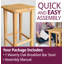 Bobigny Solid Wood Side Table Set