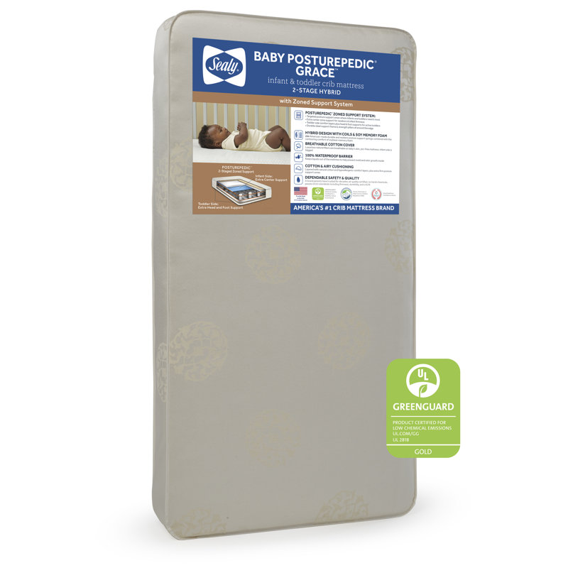 And Toddler Posturepedic Crib Mattress Kolcraft Sealy Baby