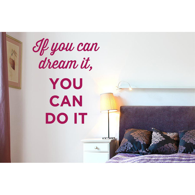 Non-Wall Damaging Wall Decal, Large, Violet