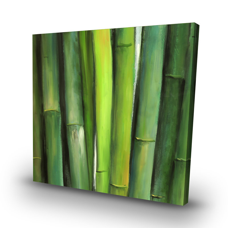 bamboo - 32"x32" art on canvas