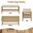Bystrc Solid Wood Storage Bench