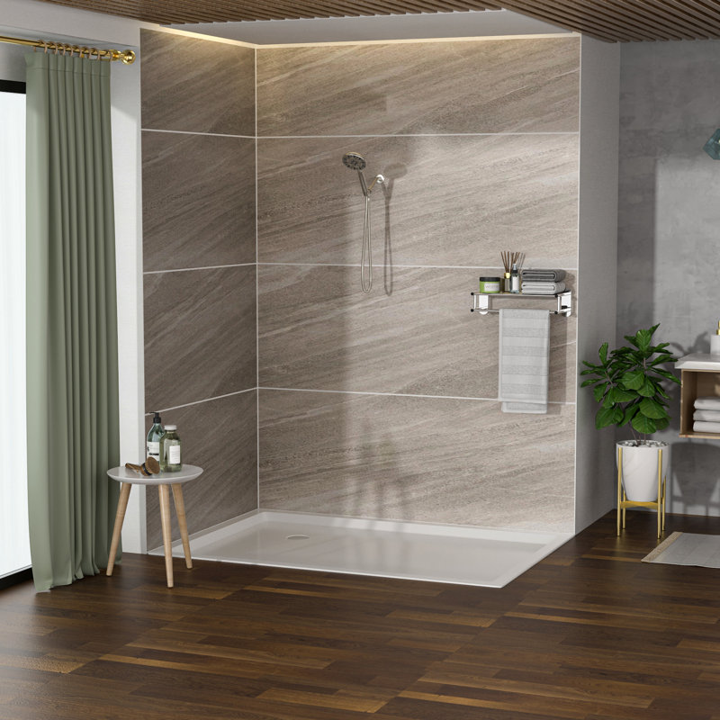 Hand Shower In Brushed Nickel With 7 Settings - 4.7" Head, 59" Stainless Steel Hose, Adjustable Holder For Delightful Showering Pleasure Spray Modes Gel Nozzle Comfort