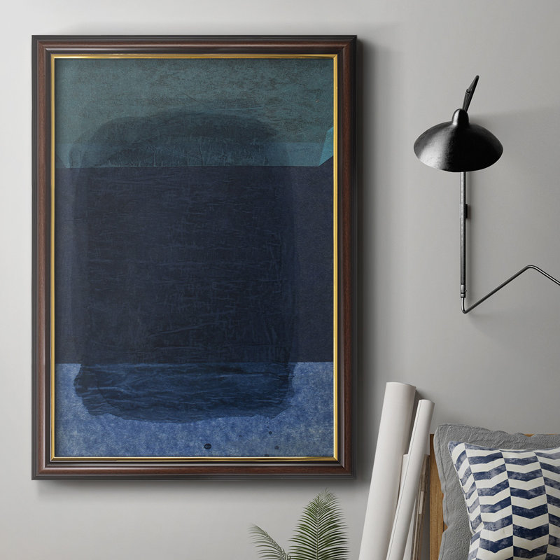 «Souvenir de Rothko II», toile encadrée de qualité supérieure - prête à être accrochée, H 27 po x l 18 po x P 2,5 po