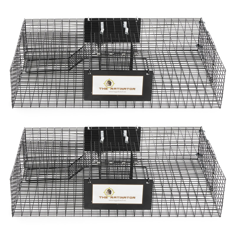 Cage de piège robuste à 2 portes Rat Ratator