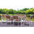 Rectangular Metal Outdoor Dining Table , 60.24'' in. W 39.37'' in. D