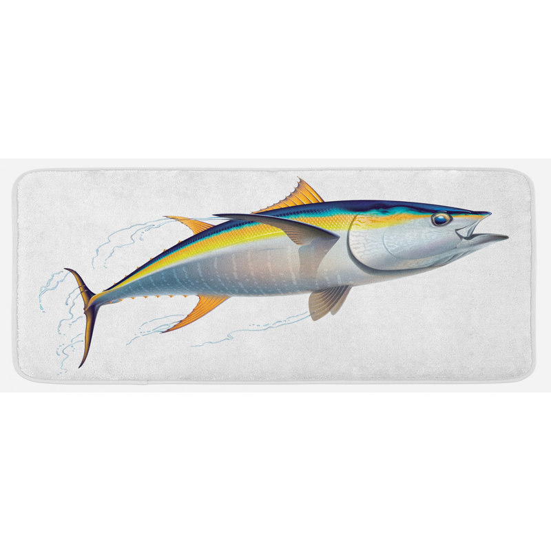 Tapis de cuisine poisson