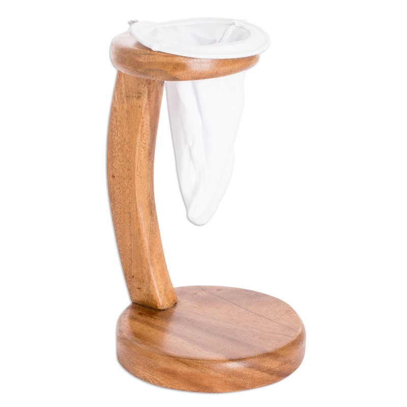 Présentoir à café en bois fait à la main Tolgahan