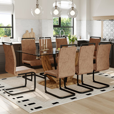 Glass Dining Table Set