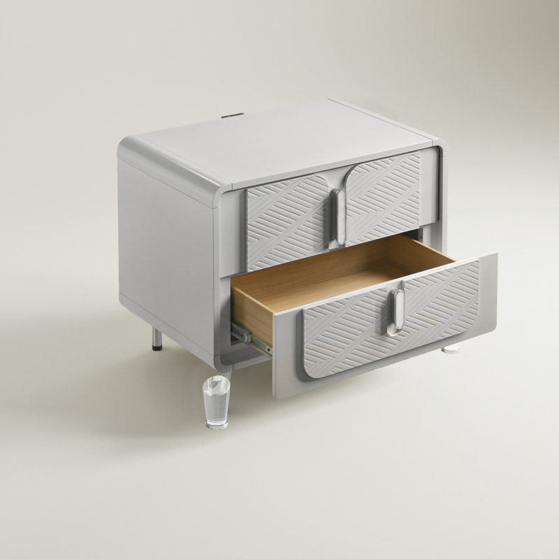 Avaline Modern 3 Pieces Fully Assemble Bedroom Storage Set, 3 Pcs: Chest, 2 Nightstands