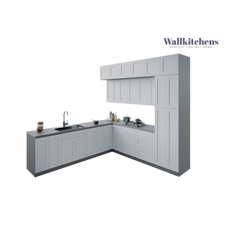 Cuisine complète FK-CULINAIREHEAVEN L 108 x H 108, Blanc mat