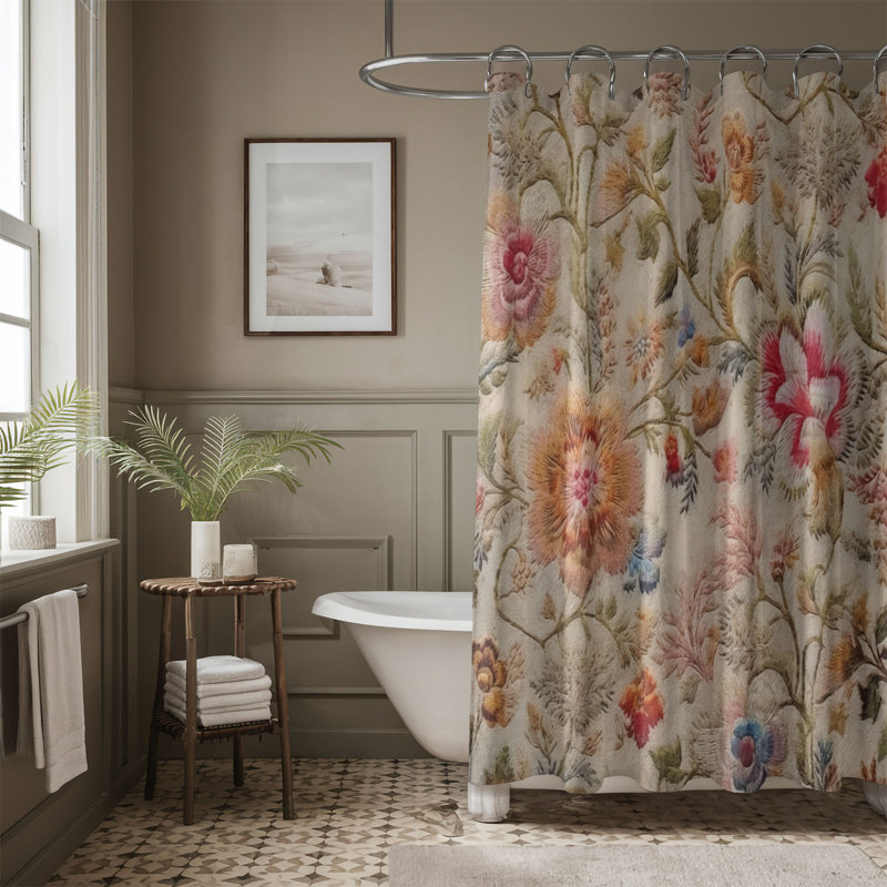 Rideau de douche Franyelis, H 74 po x l 71 po