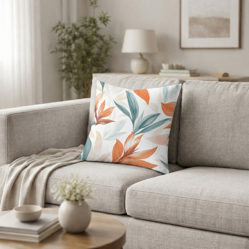 Coussin Floral - Coussin Coastal Paradise, H 20 po x l 20 po