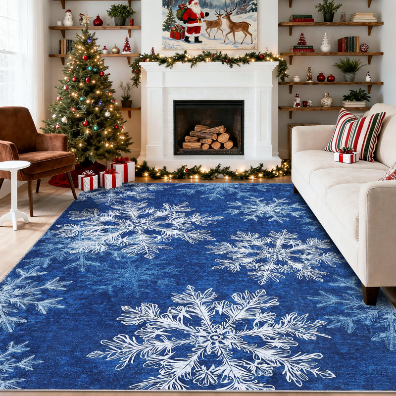 Tapis Christmas Christmas, Rectangle 9 pi x 12 pi