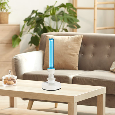 Ampoule UV, lampe UVC de remplacement ultraviolette de 25 W avec ozone, ampoule UVO à longueur d’onde 253,7nm + 185nm, E27 universelle, pour salon, salle de classe, bureau, restaurant de 400 pieds carrés